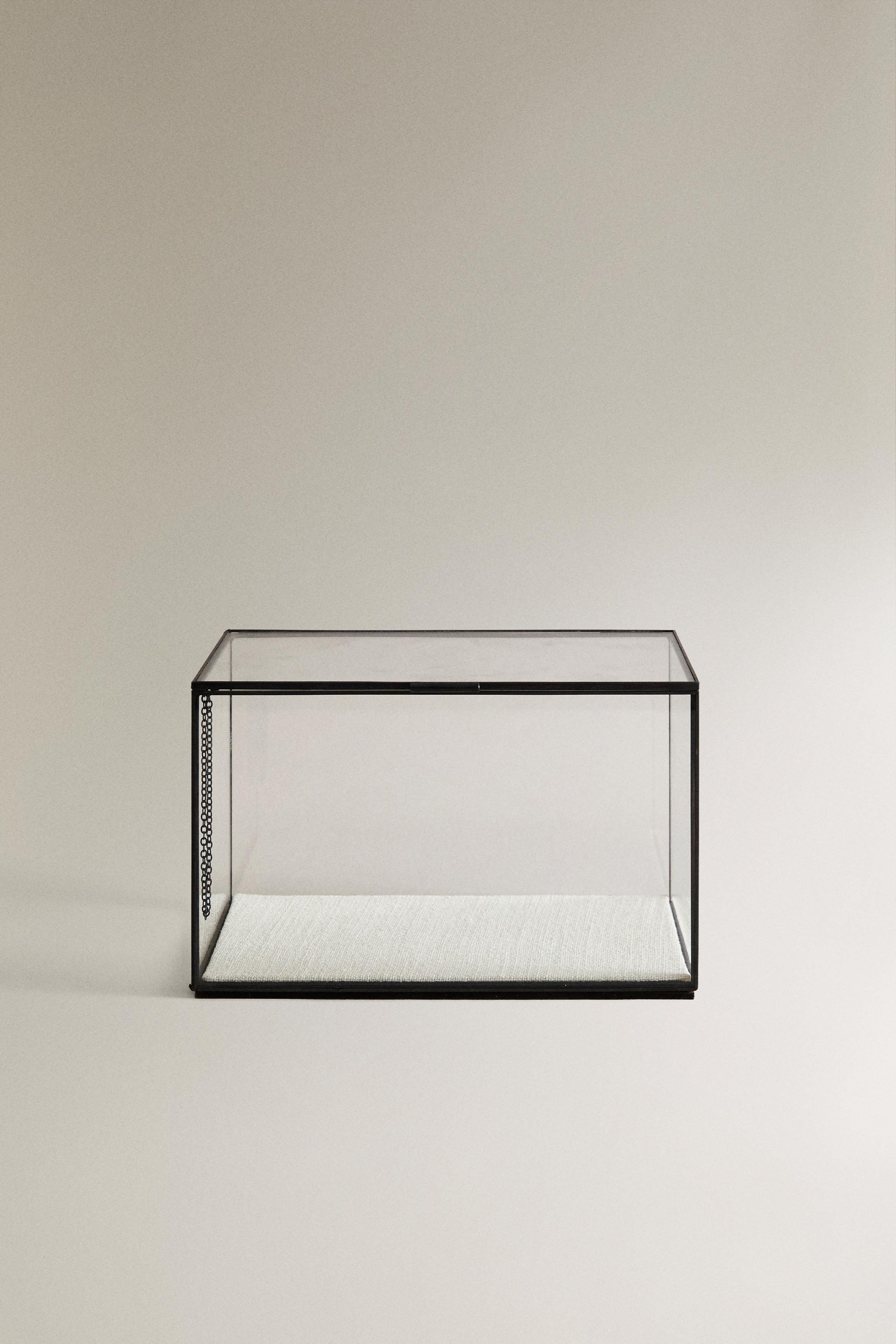 BOÎTE À BIJOUX CONTOUR MÉTAL NOIR